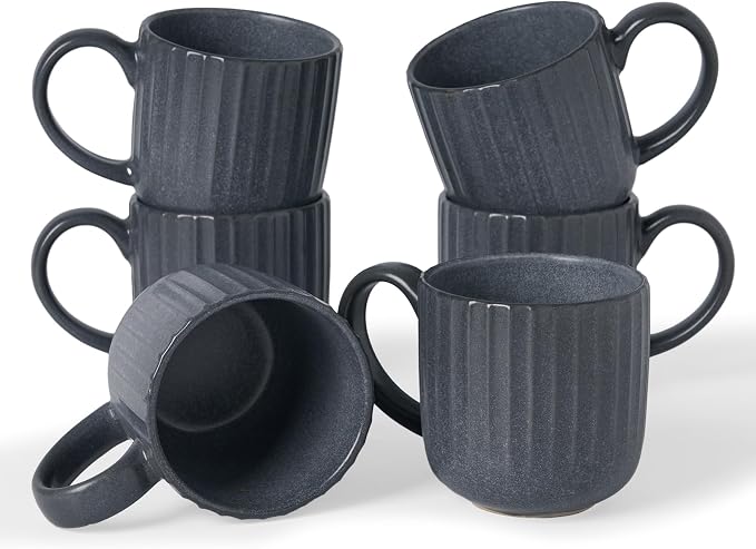 famiware Coffee Mugs Set of 6, Starlight 11 oz Mug Cup Set by Famiware