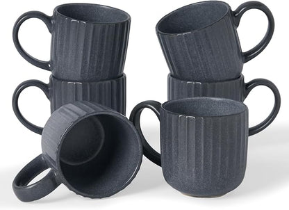 famiware Coffee Mugs Set of 6, Starlight 11 oz Mug Cup Set by Famiware