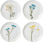 Lenox Wildflowers 4-Piece Tidbit Plates, Dessert Plate Set by Lenox