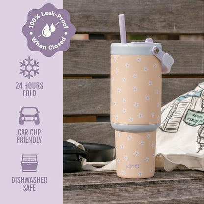 Ello Oasis Go+ 32oz Insulated Stainless Steel Tumbler - Image 4