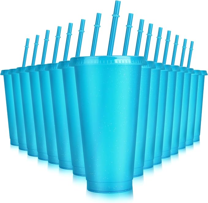 Hxezoc 16 Piece Reusable Cups by Hxezoc