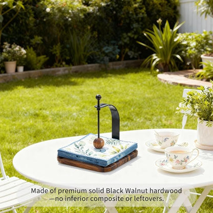 South American Rain Wood Napkin Holder - Image 6