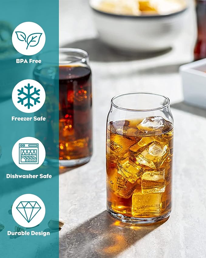 WISIMMALL Drinking Glasses - Image 6
