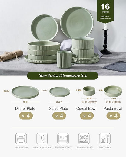 Famiware Star Stoneware Dinnerware Sets - Image 3