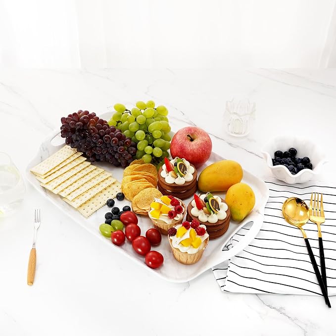 TP Melamine Serving Trays with Handles, 17” x 12”, Serving platters - Image 3