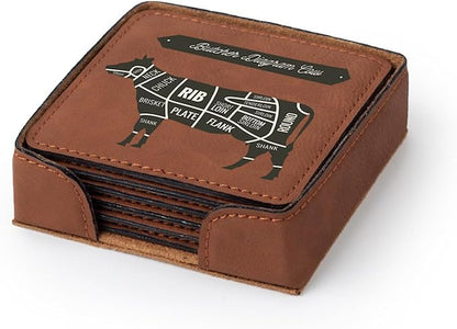 JPPlus 4" Square Coaster Engraving Blanks - Image 3