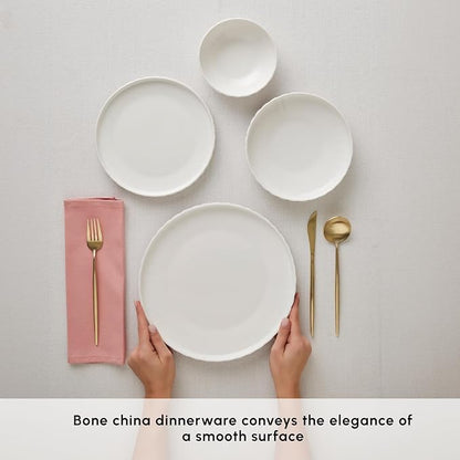 Karaca 24-Piece Bone China Pumpkin Dinnerware Set - Image 5
