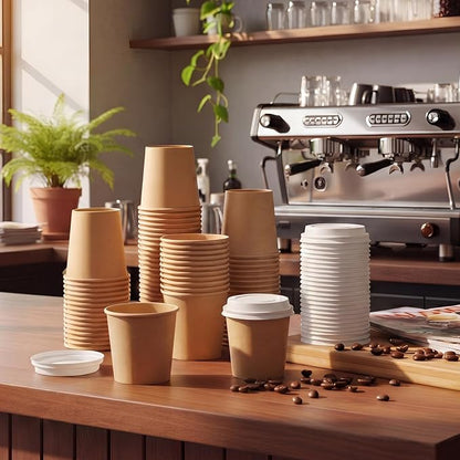100 Sets 4 oz Disposable Espresso Cup - Image 4