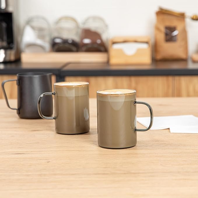 Restaurantware Glass Coffee Mug 12 Count 7 Oz Borosilicate Tea Cup - Image 3