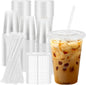 Lamosi 100 Pack 16 oz Clear Plastic Cups by BuyNow