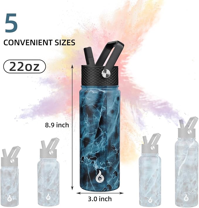 BJPKPK 22oz Insulated Water Bottle - Image 4