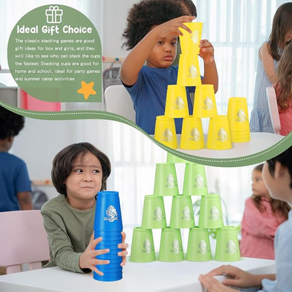 Libima 72 Pcs Sports Stacking Cups Set Stack Cup Party Game Speed Training Game - Image 6