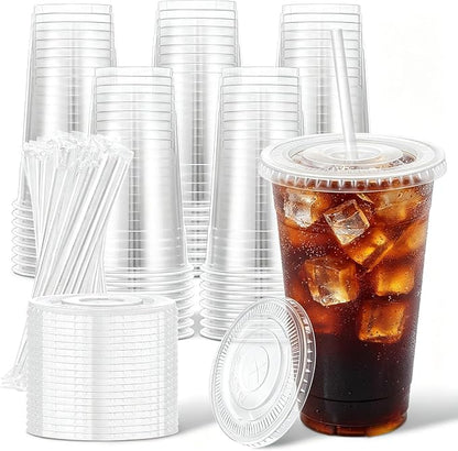 Clawsoff 50 Pack 20 oz Disposable Clear Plastic Cups by BuyNow