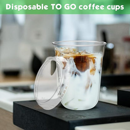 Baderke 25 Pcs Clear Plastic Cups - Image 6
