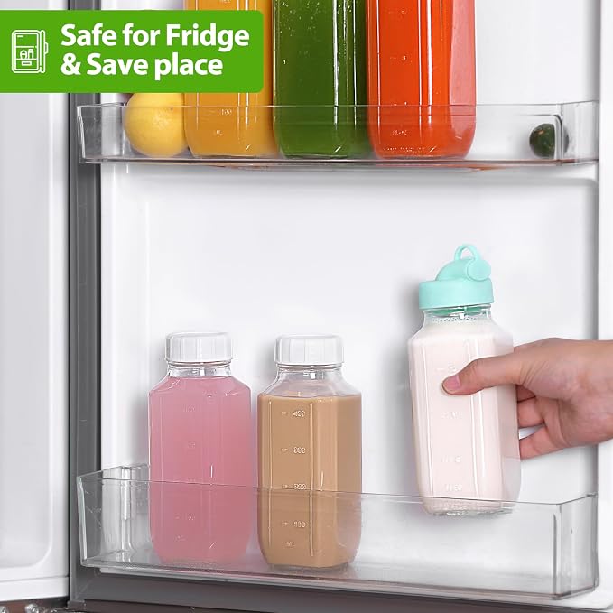 CUCUMI 12 Pack 16 Oz Glass Milk Bottles - Image 4