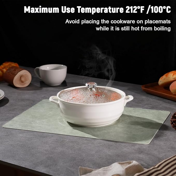 Vinyl Placemats Set of 4, Dual Sided Place Mats - Image 7