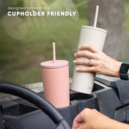 Simple Modern Iced Coffee Tumbler, Insulated | 28oz | Green - Image 4