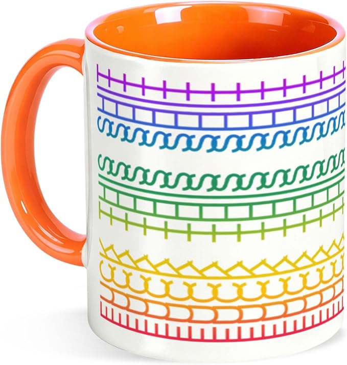 F This S Secret Hidden Message Coffee Mug, 11OZ Ceramic Orange Cup | Funny by YKSINX