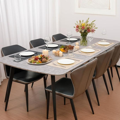 Vinyl Placemats Set of 6, Dual Sided Place Mats - Image 8