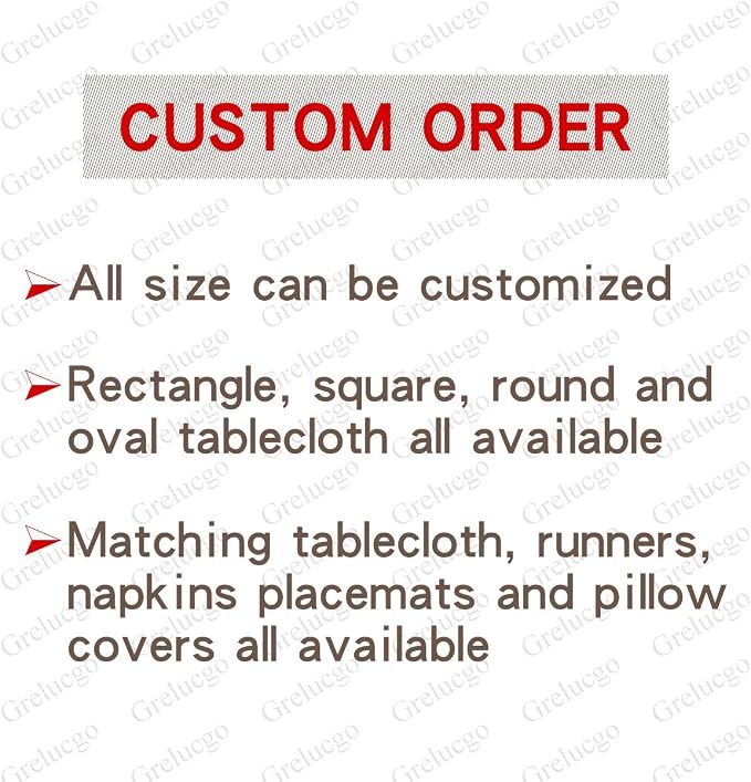 Grelucgo Large Handmade Hemstitched Polyester Rectangle Table Runners, - Image 6