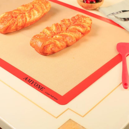 AMYONE Silicone Baking Mat for Full Size Sheet Pan, 18x26" Large | Food Grade - Image 7