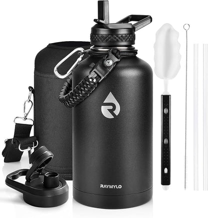 RAYMYLO Insulated Water Bottle 64 oz, Triple Wall Vacuum Stainless Steel | by RAYMYLO