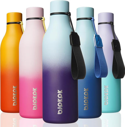 BJPKPK 25oz Insulated Water Bottle, Stainless Steel Bottle by BJPKPK