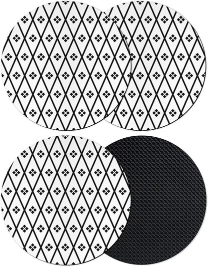 Minimalist Art Coasters Set of 4, Absorbent Coasters by Unknown