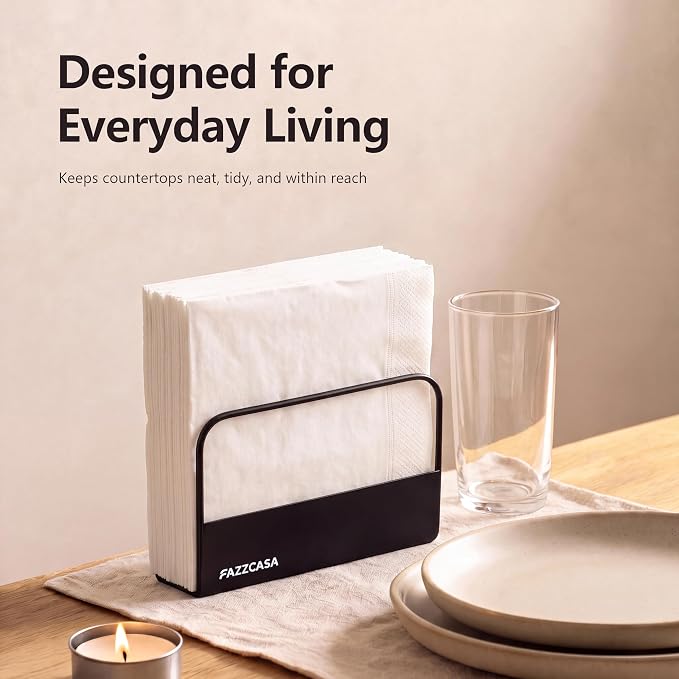 Upright Napkin Holder for table, Outdoor settings, countertop napkin holder - Image 2
