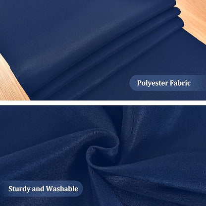 Farmhouse Navy Blue Table Runner Dining Table Runners 72 Inches Long Coffee - Image 4