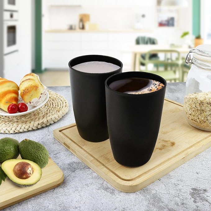 20 OZ Wheat Straw Cups SetS of 6, Unbreakable Drinking Cup, Alternative to - Image 8