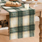 Artoid Mode Green Light Coffee Farmhouse Plaid Spring Table Runner, ST. Patrick by ArtoidMode