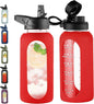 CIVAGO 32 oz Glass Water Bottle by CIVAGO