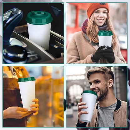 15 Pack Reusable Plastic Coffee Cups - Image 4