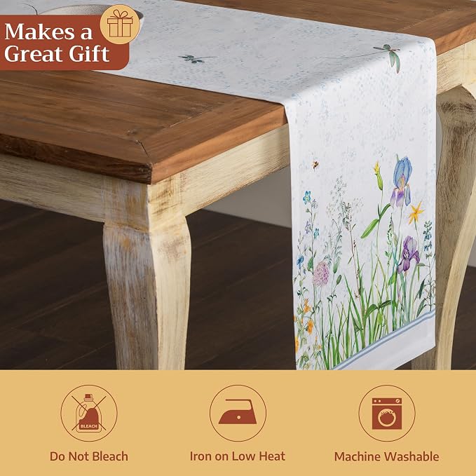 Maison d' Hermine Table Runner 100% Cotton 14.50" x 108" | Table Runners 108 - Image 5