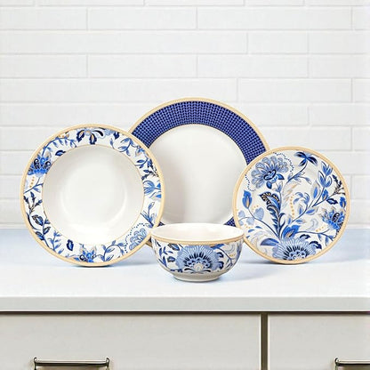 24-Piece Bone China Dinnerware Set in Gift Box, Service - Image 7