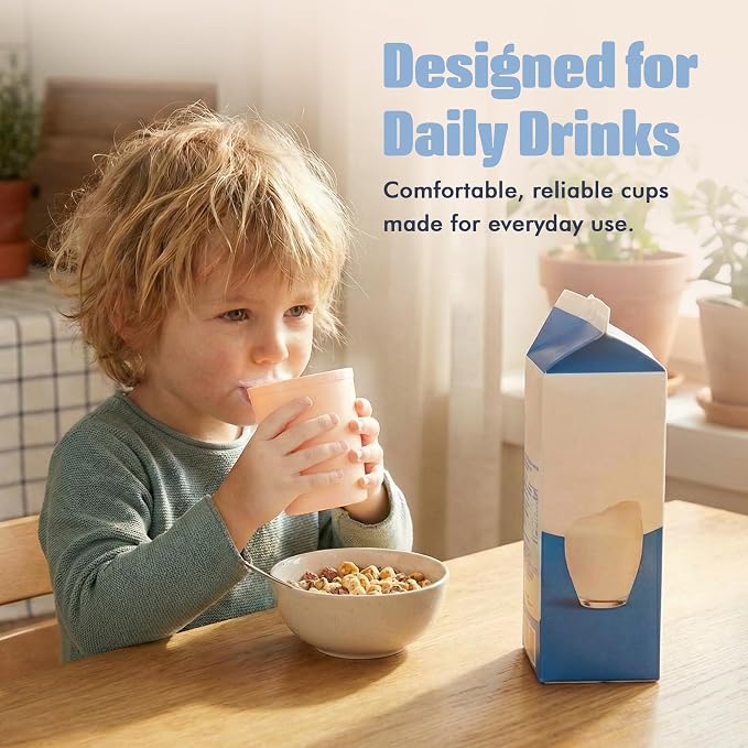 MASTERCOOK 12 Pcs. Small Reusable Cups –8 oz Unbreakable Drinking Glasses - Image 8