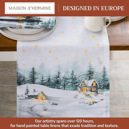 Maison d' Hermine Table Runner 100% Cotton 14.50" x 72" | Table Runners 72 - Image 2