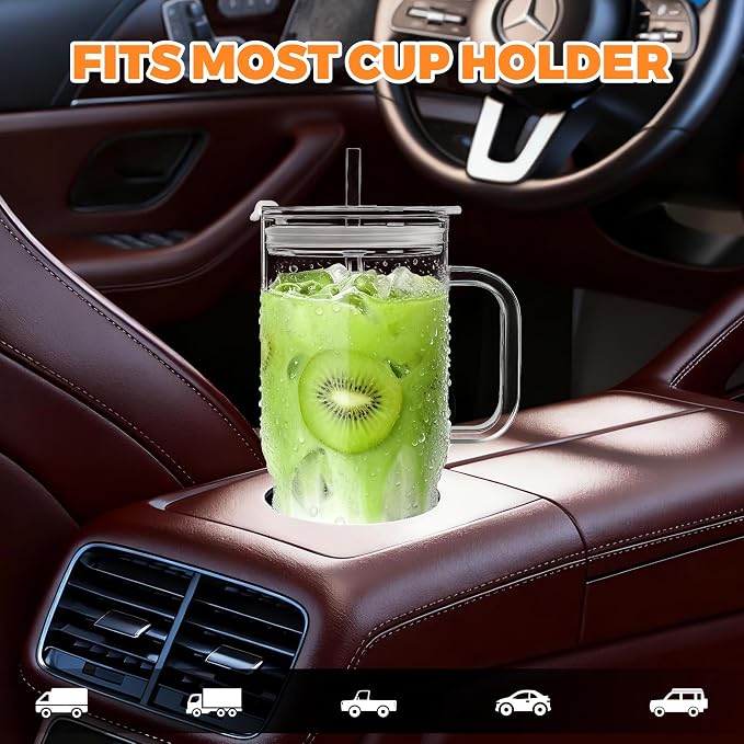 Birity 40OZ Borosilicate Glass Tumbler - Image 2