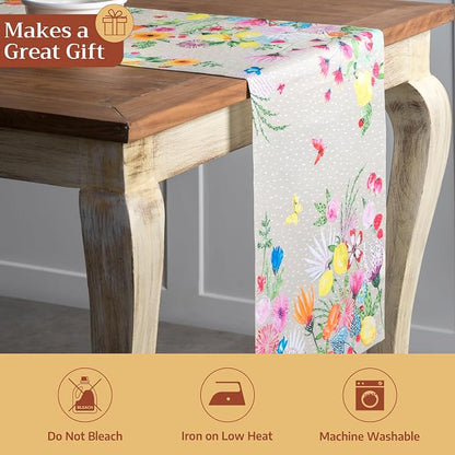 Maison d' Hermine Table Runner 100% Cotton 14.50" x 72" | Table Runners 72 - Image 5