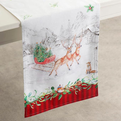 Maison d' Hermine Table Runner 100% Cotton 14.50" x 108" | Table Runners 108 - Image 9
