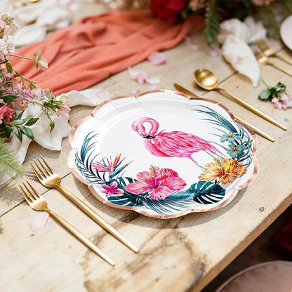 WRAPAHOLIC 25Pcs Summer Paper Plates - Image 4