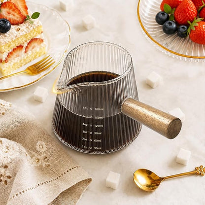 6OZ Espresso Shot Glass Cups Coffee Measuring Cup Coffee Bar Accessories | - Image 8