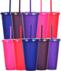 Suertestarry Tumbler with Straw and Lid, Water Bottle Iced Coffee Travel Mug Cup by Suertestarry