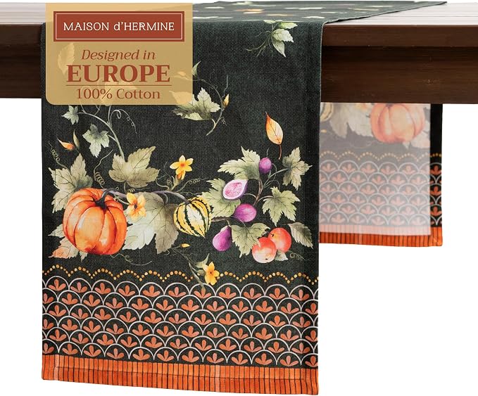 Maison d' Hermine Table Runner 100% Cotton 14.50" x 108" | Table Runners 108 by MaisondHermine