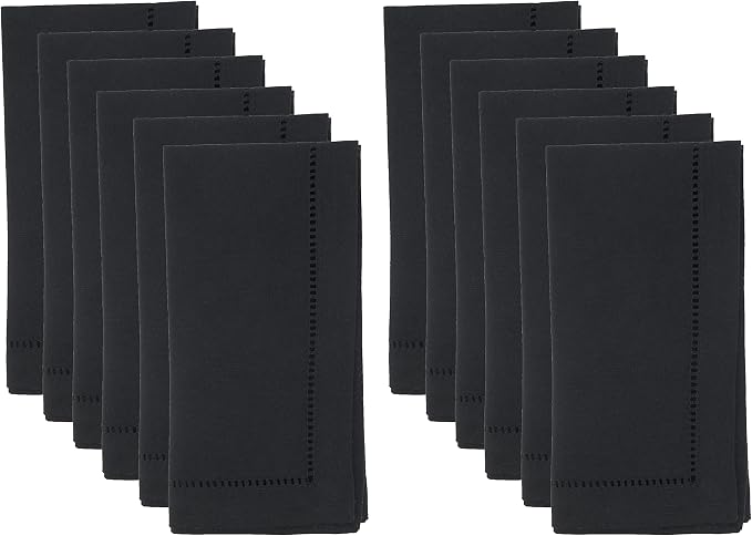 SARO LIFESTYLE Hemstitched Border Dinner Napkin - Image 3