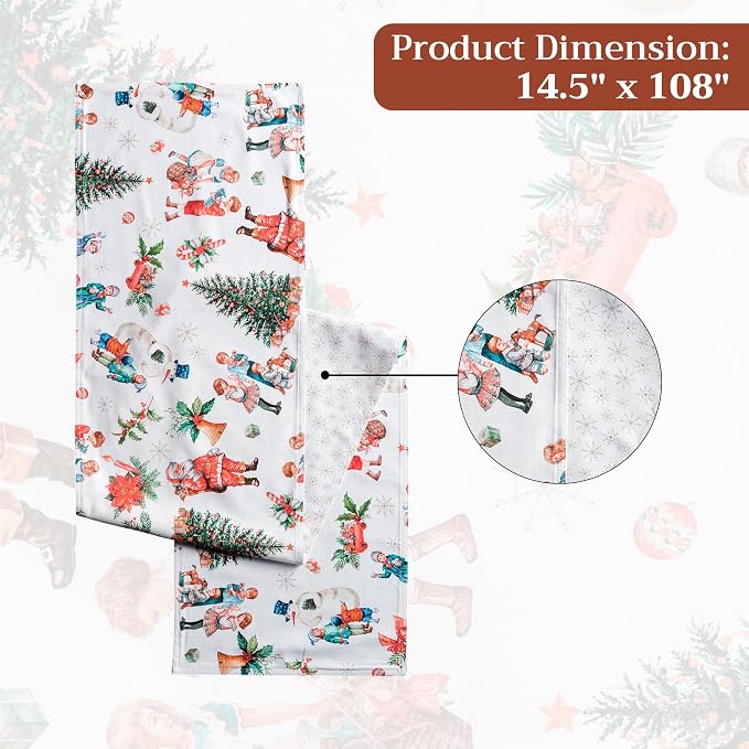 Maison d' Hermine Table Runner 100% Cotton 14.50" x 108" | Table Runners 108 - Image 7