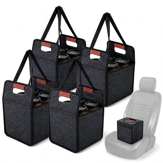 4 Pack Reusable Drink Carrier by Maxcheck