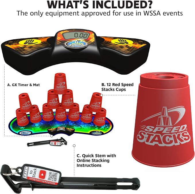 Speed Stacks | Sport Stacking Competitor, Holding Stem, - Image 2