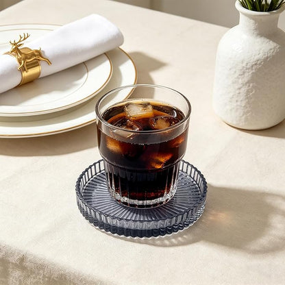 6 Pcs Modern Clear Coasters, Crystal Coaster, Glass Coasters | Coasters - Image 5